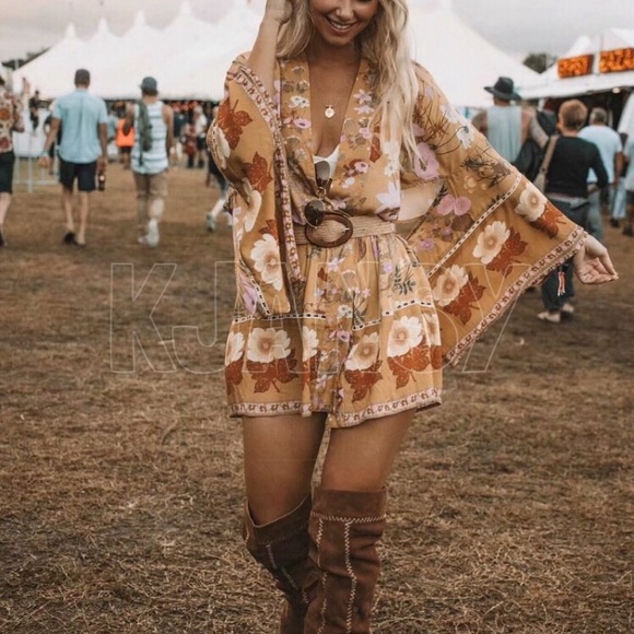 KJANSY Tops - Bohemian Duster Kimono Top